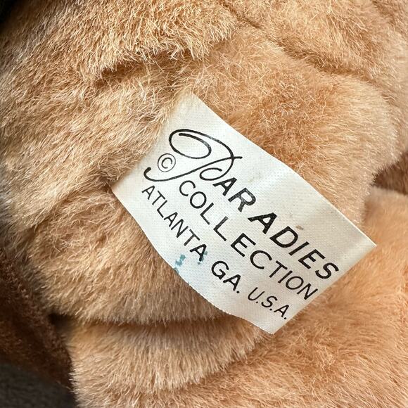 Paradies Teddy Bear Aviator Pilot Black Biker Faux Leather Motorcycle Jacket - Picture 5 of 7